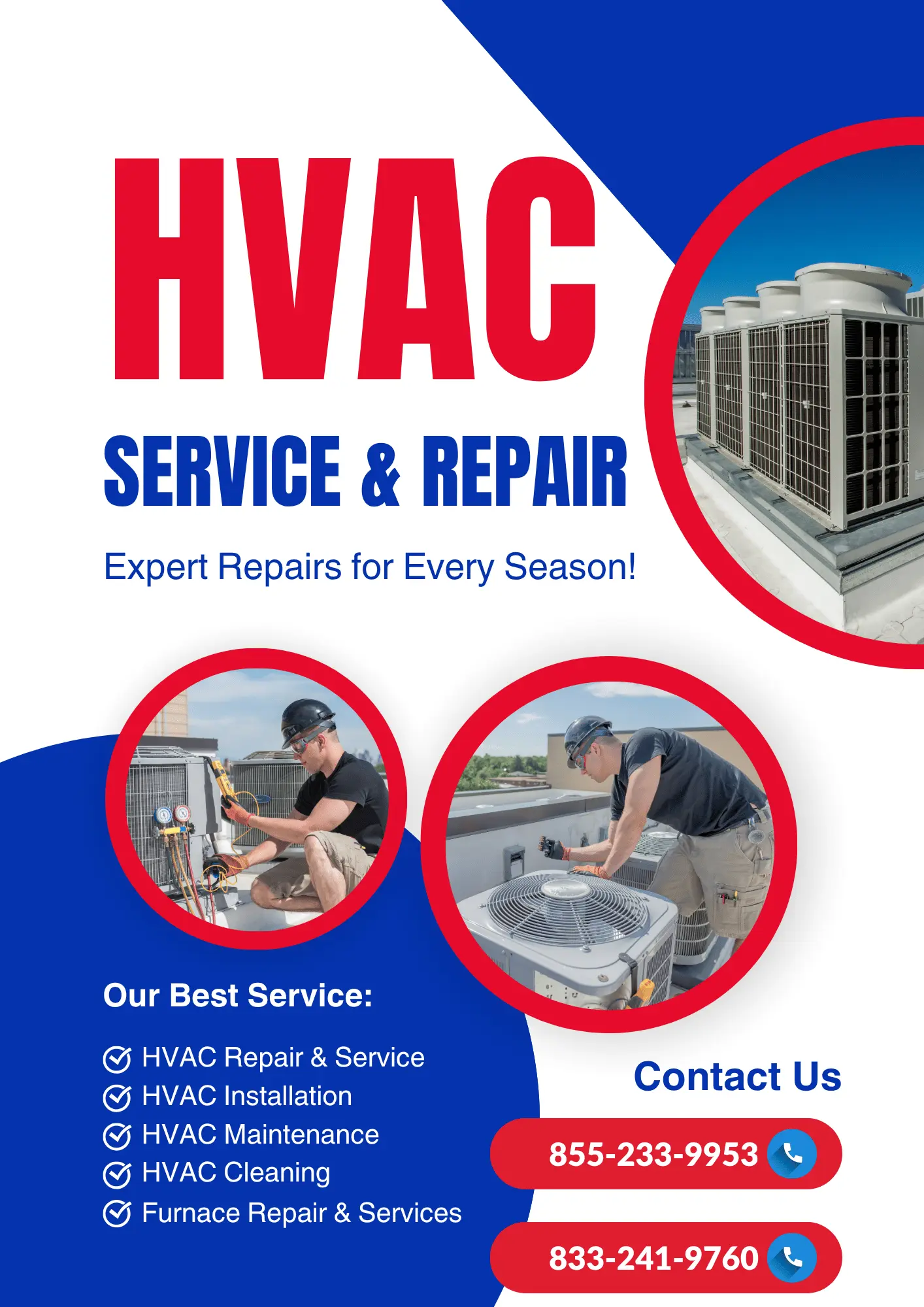 HVAC technician restoring air conditioning in an Atlanta home during summer